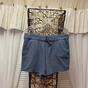 Women's Athletic Blue Drawstring Shorts